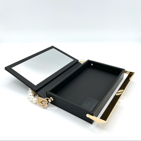 🆕 Dior Beauty Black Cosmetic Case to Crossbody Bag Purse, New Handbag - Picture 8 of 10